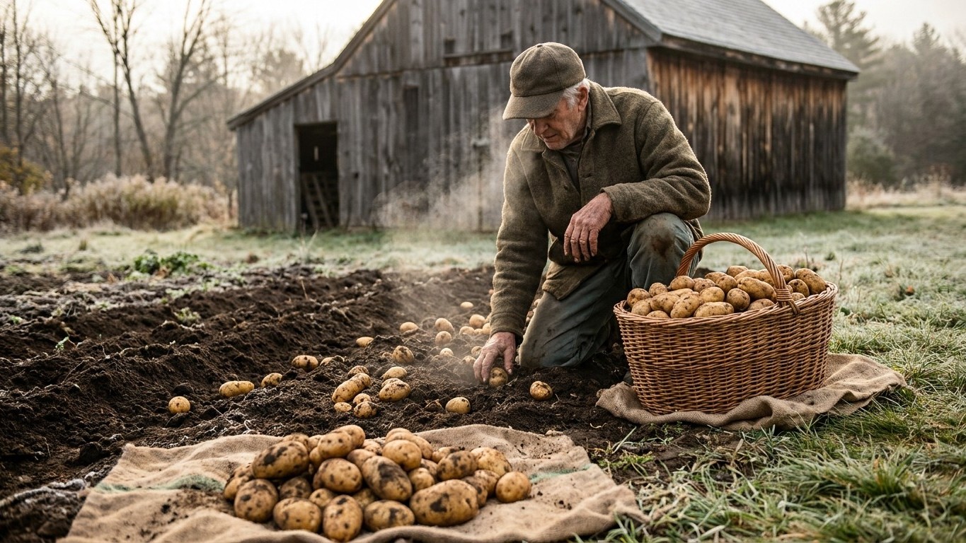 Harvesting and Storing Potatoes in New Hampshire