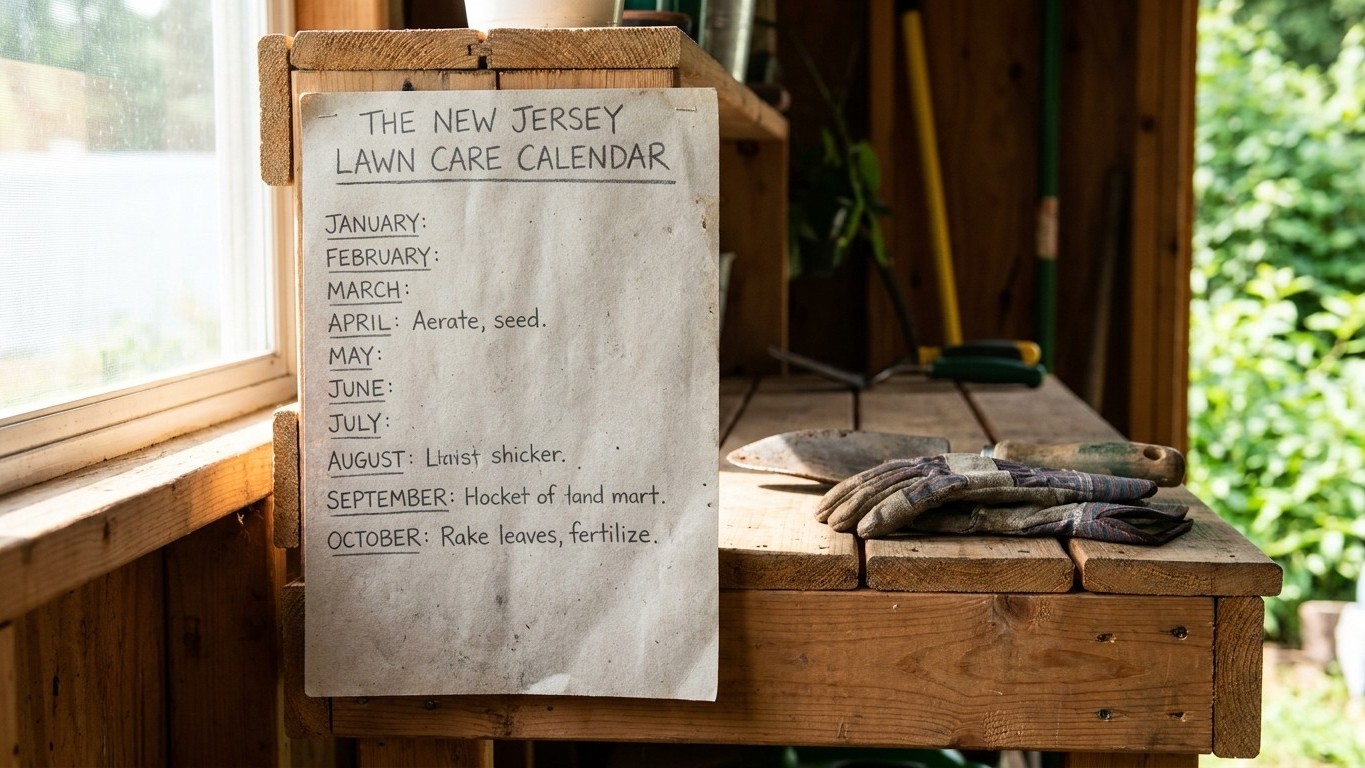 The New Jersey Lawn Care Calendar, Month by Month