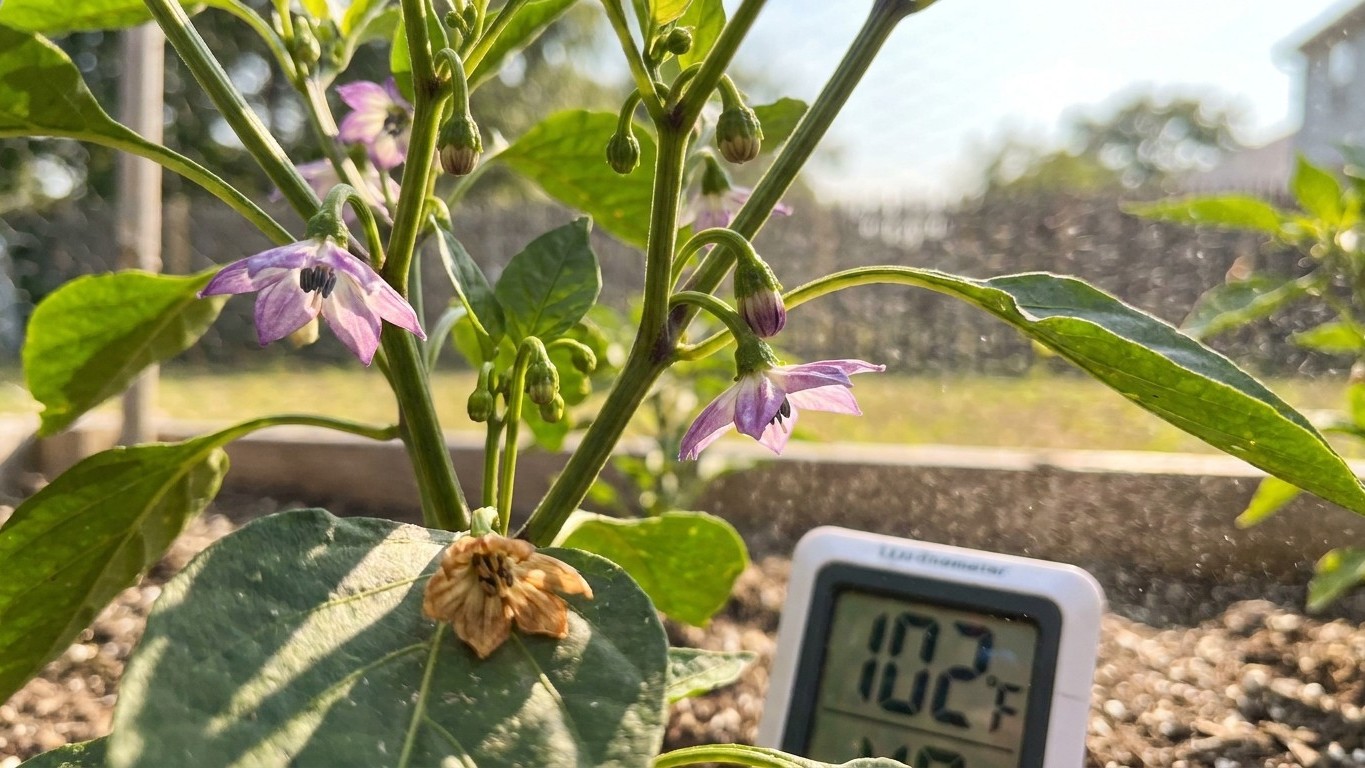 Growing Peppers in New Jersey: Fruit Set, Heat and Timing