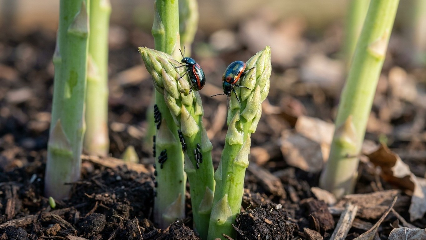 Common asparagus beetle in New Jersey: When It Shows Up and What Stops It
