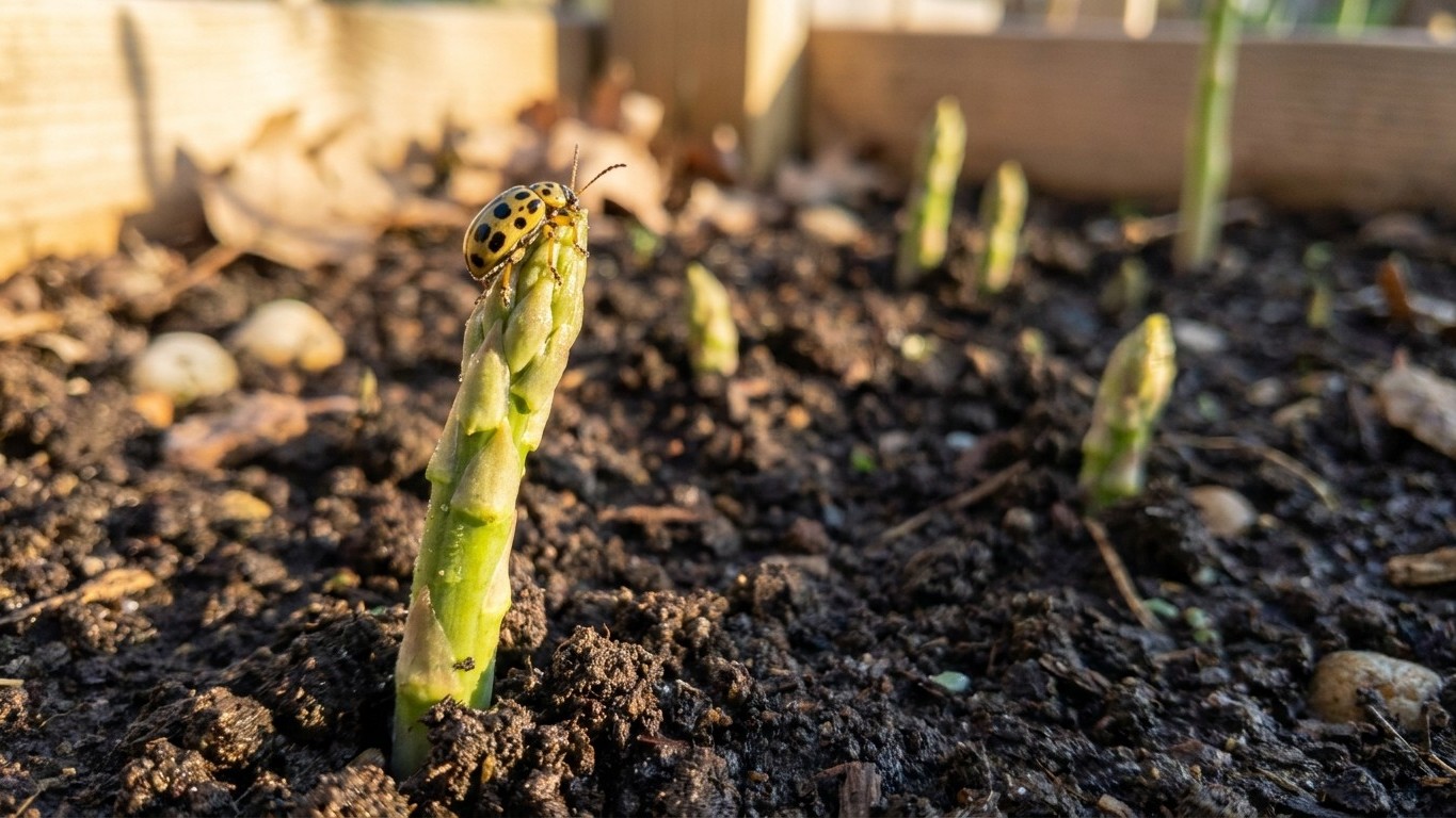 Spotted asparagus beetle in New Jersey: When It Shows Up and What Stops It