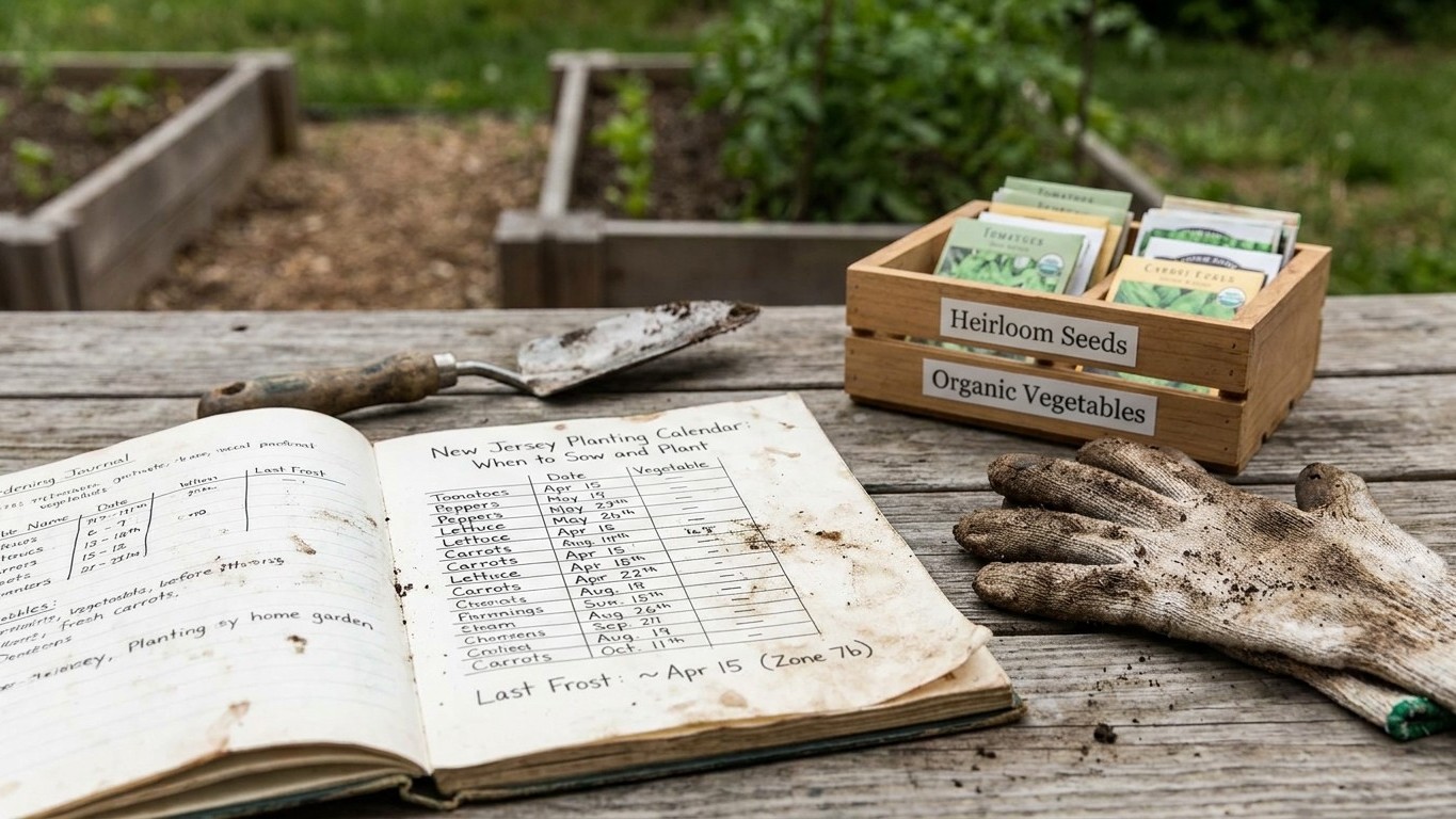 New Jersey Planting Calendar: When to Sow and Plant, Frost Dates Included