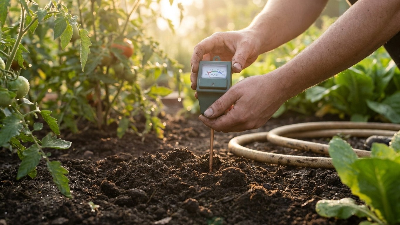 Watering Through a Dry Spell in New Jersey