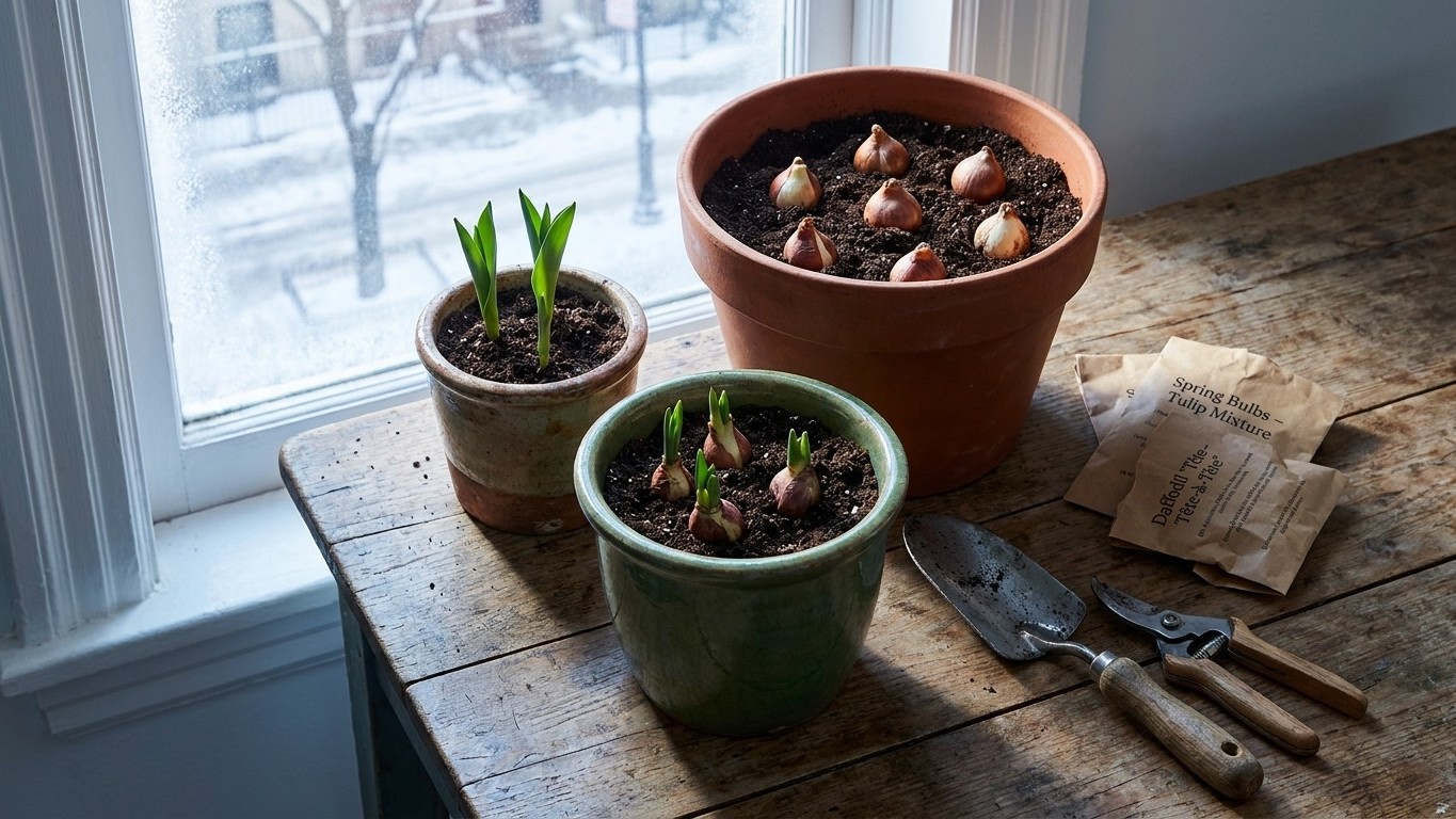 Growing Spring Bulbs in Containers in New York