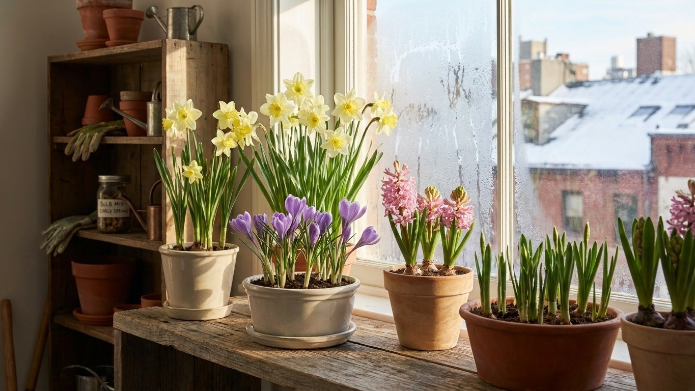 Forcing Spring Bulbs Indoors in New York