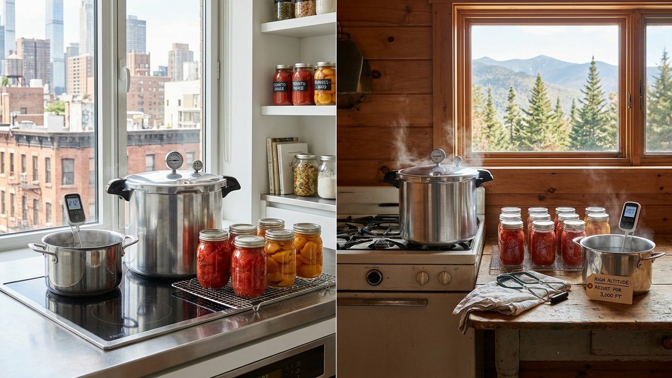 Canning at Altitude in New York: What Your Elevation Changes