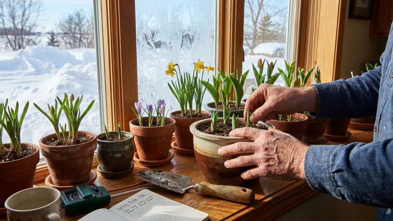 Forcing Spring Bulbs Indoors in North Dakota