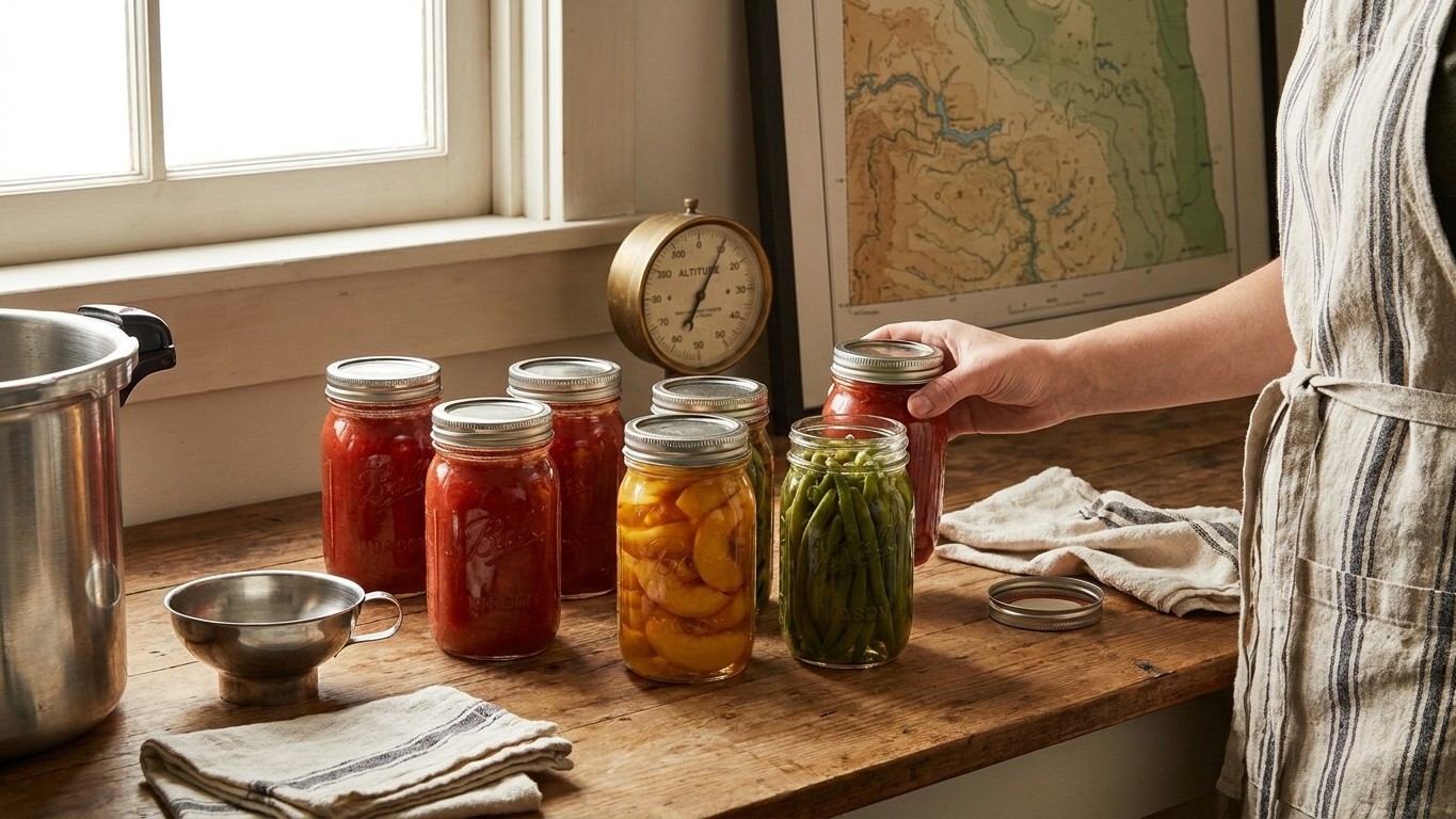 Canning at Altitude in North Dakota: What Your Elevation Changes