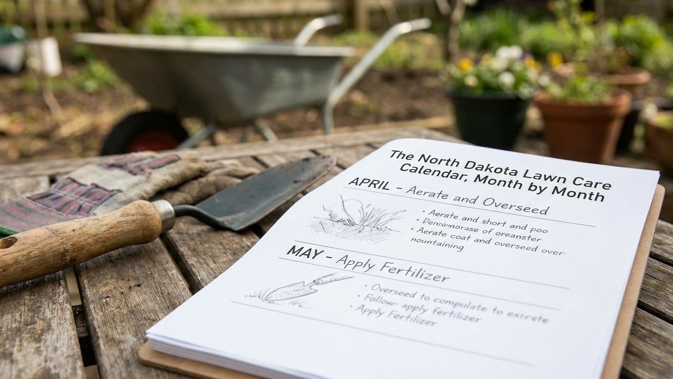 The North Dakota Lawn Care Calendar, Month by Month