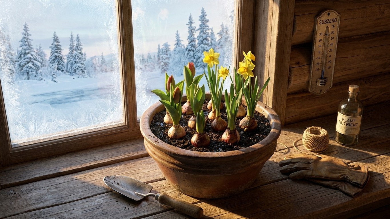 Forcing Spring Bulbs Indoors in Northwest Territories