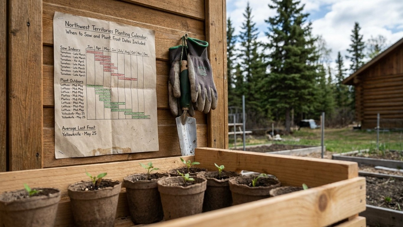 Northwest Territories Planting Calendar: When to Sow and Plant, Frost Dates Included