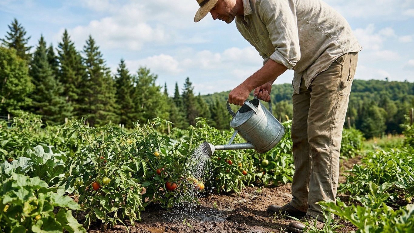 Watering Through a Dry Spell in Northwest Territories