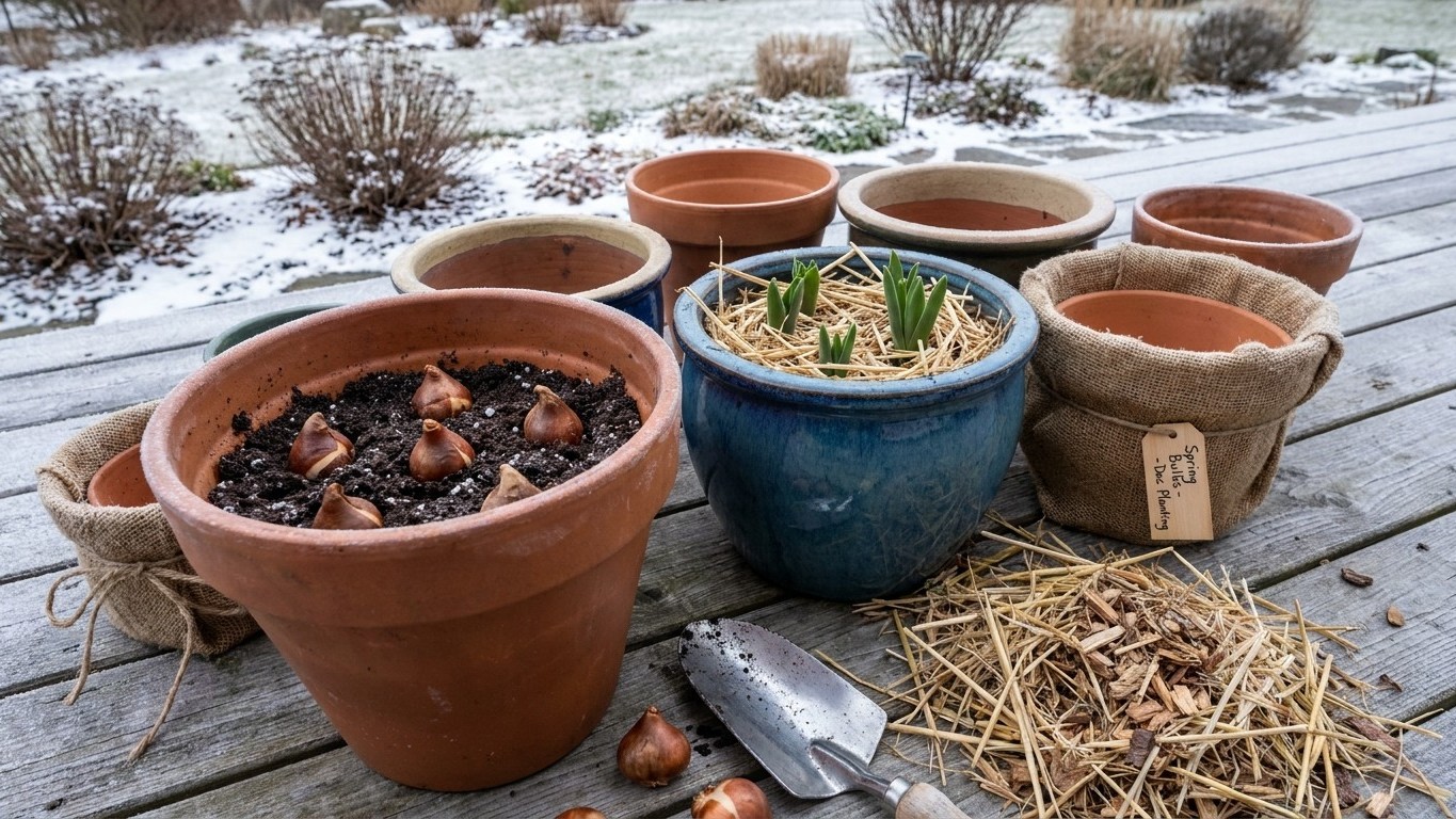 Growing Spring Bulbs in Containers in Nova Scotia