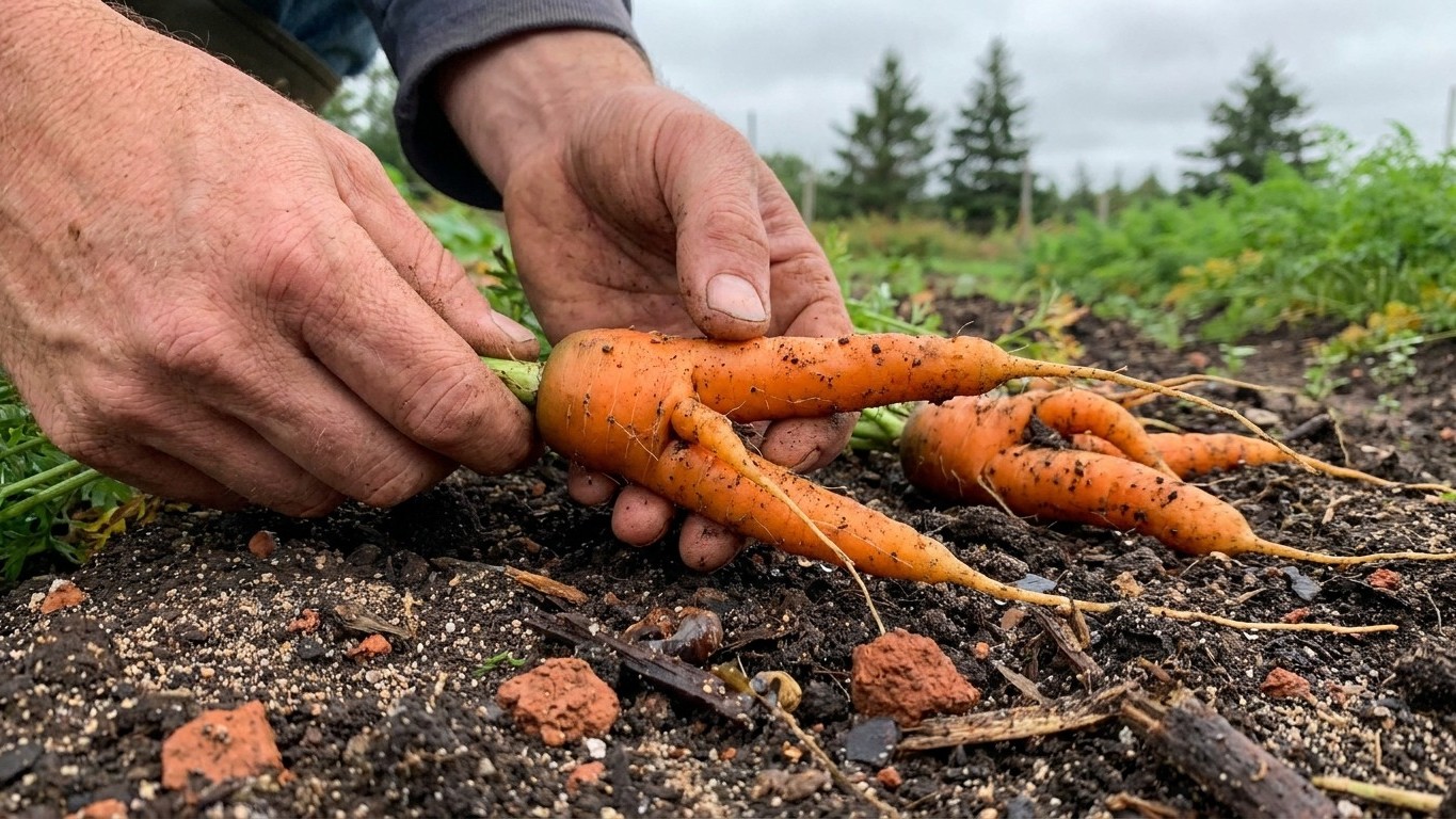 Growing Carrots in Nova Scotia: Soil, Sowing and Forked Roots