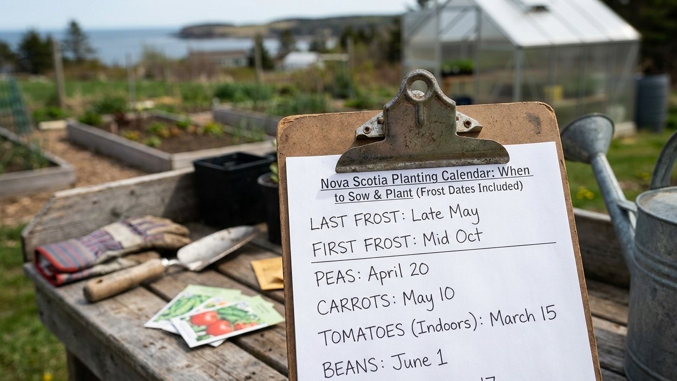 Nova Scotia Planting Calendar: When to Sow and Plant, Frost Dates Included