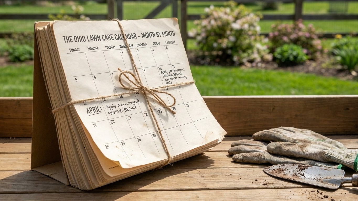 The Ohio Lawn Care Calendar, Month by Month