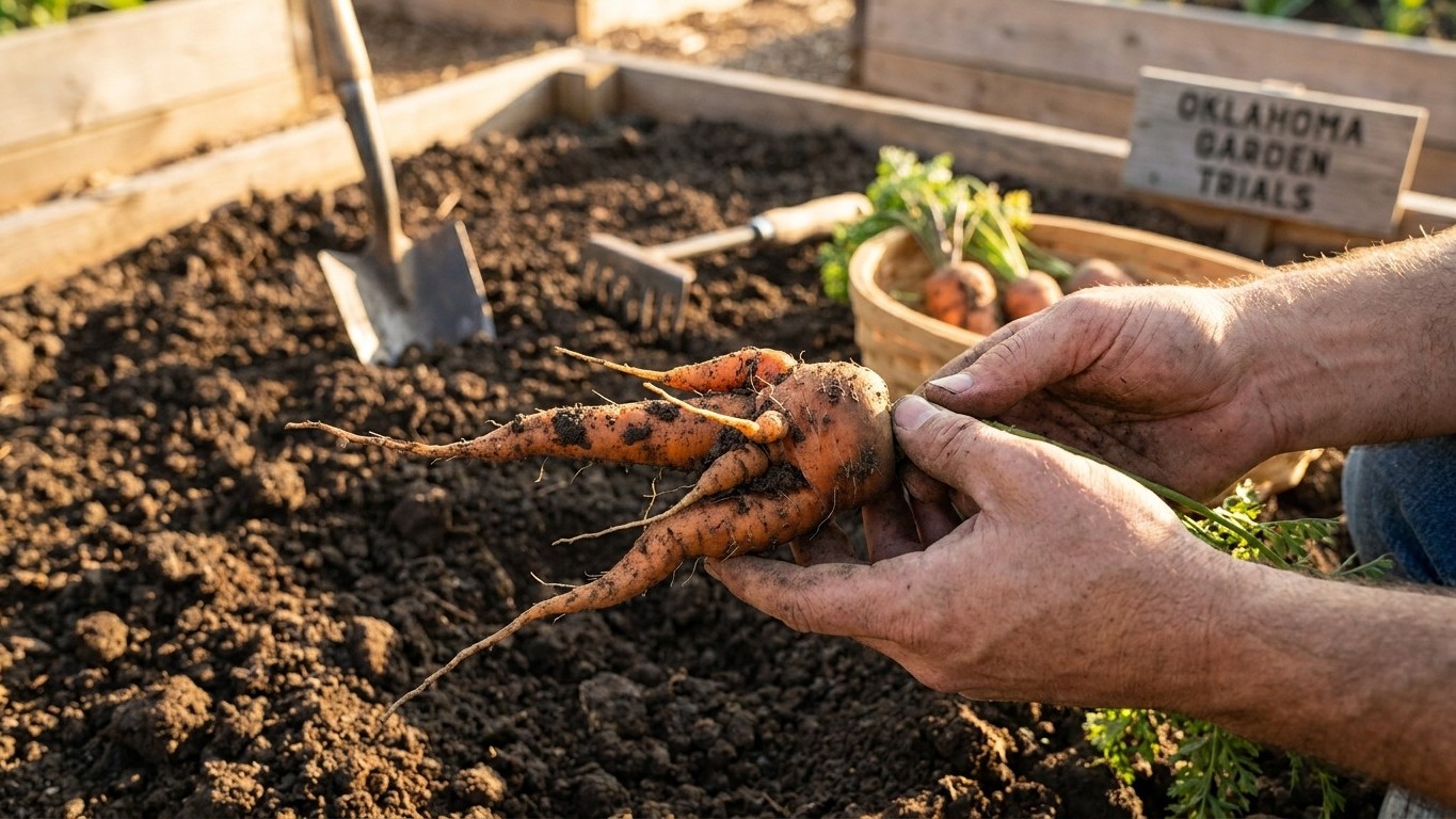 Growing Carrots in Oklahoma: Soil, Sowing and Forked Roots