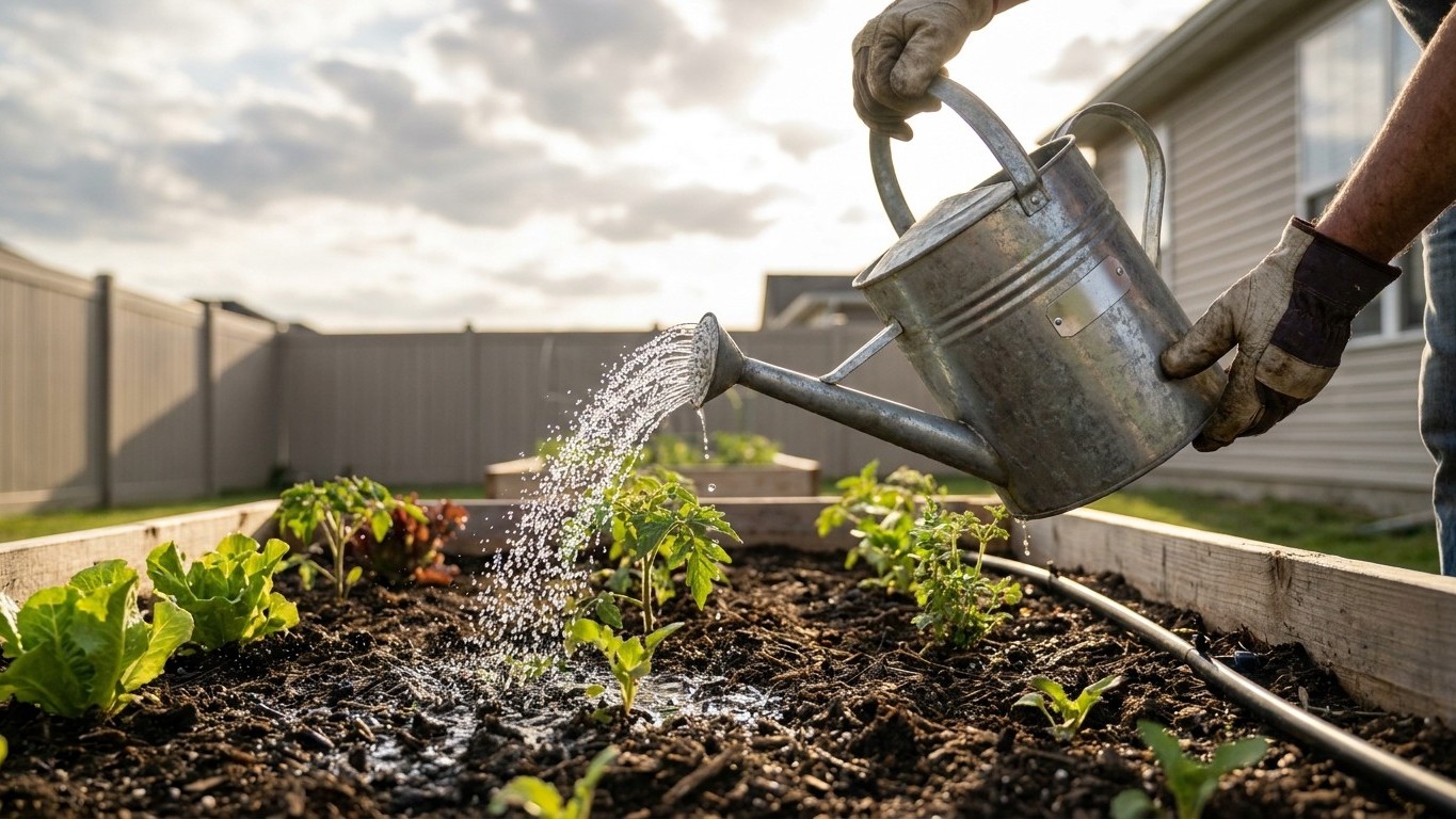 Watering Through a Dry Spell in Ontario