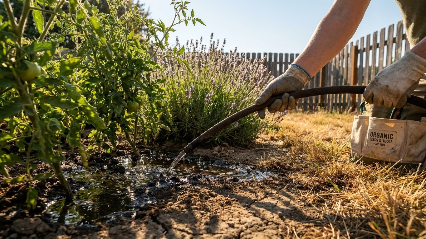 Watering Through a Dry Spell in Oregon