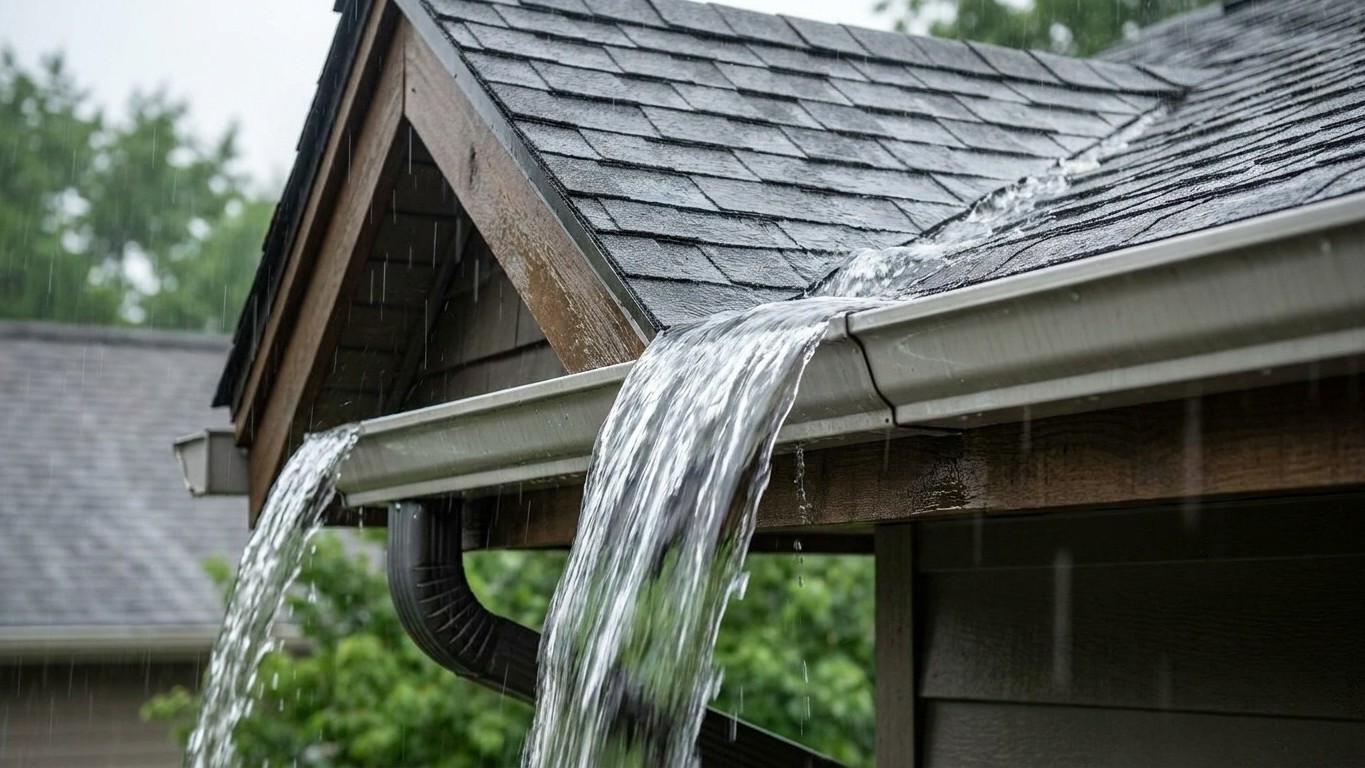 Gutters That Overflow Even When Clean