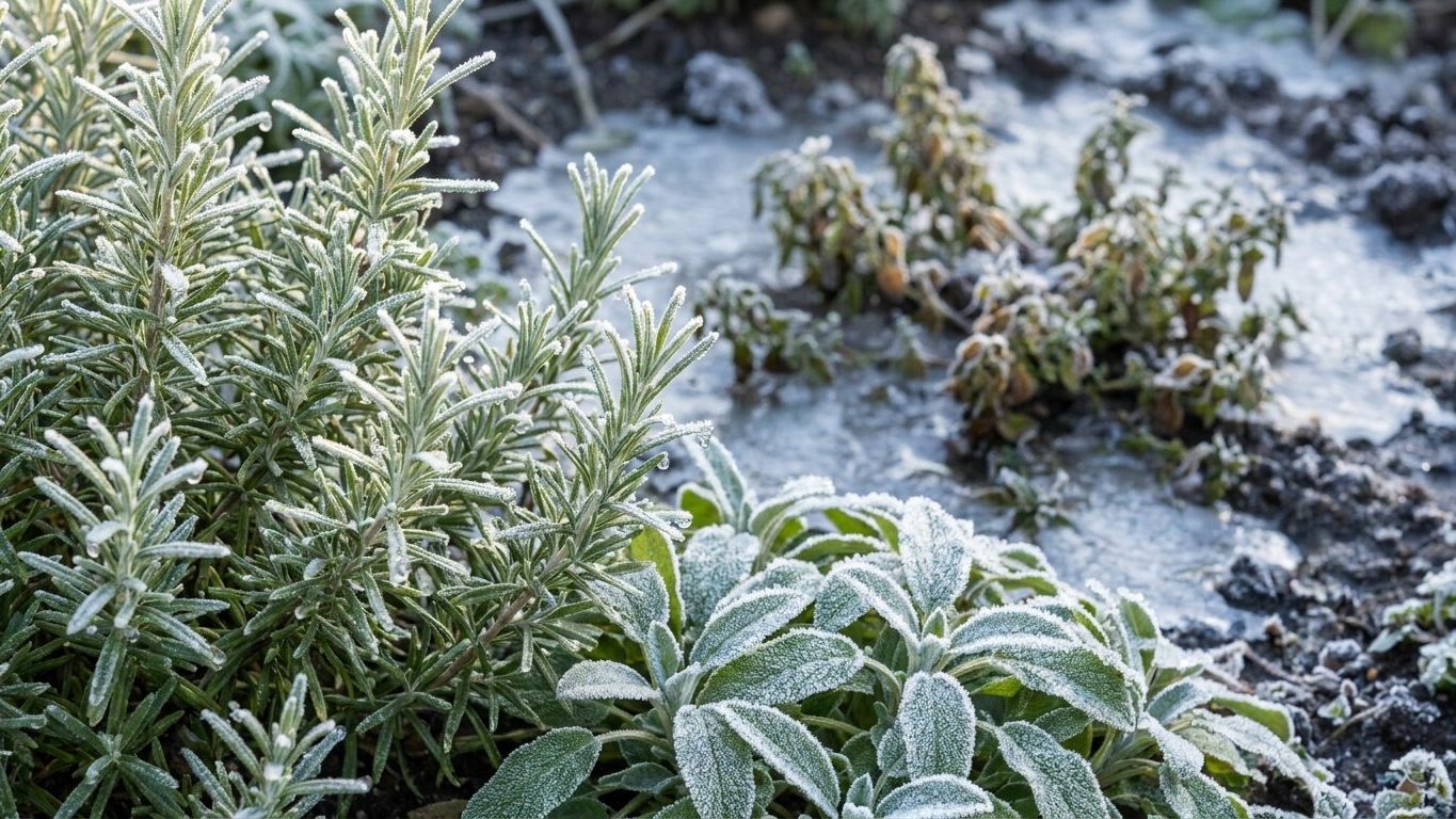 Getting Perennial Herbs Through the Winter