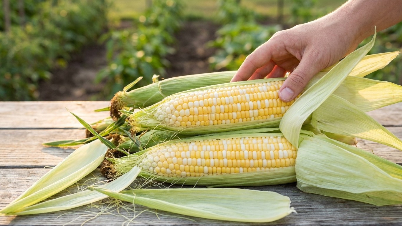 Peaches and Cream Sweet Corn: When to Plant It, and What to Do With the Bicolor Tomatoes