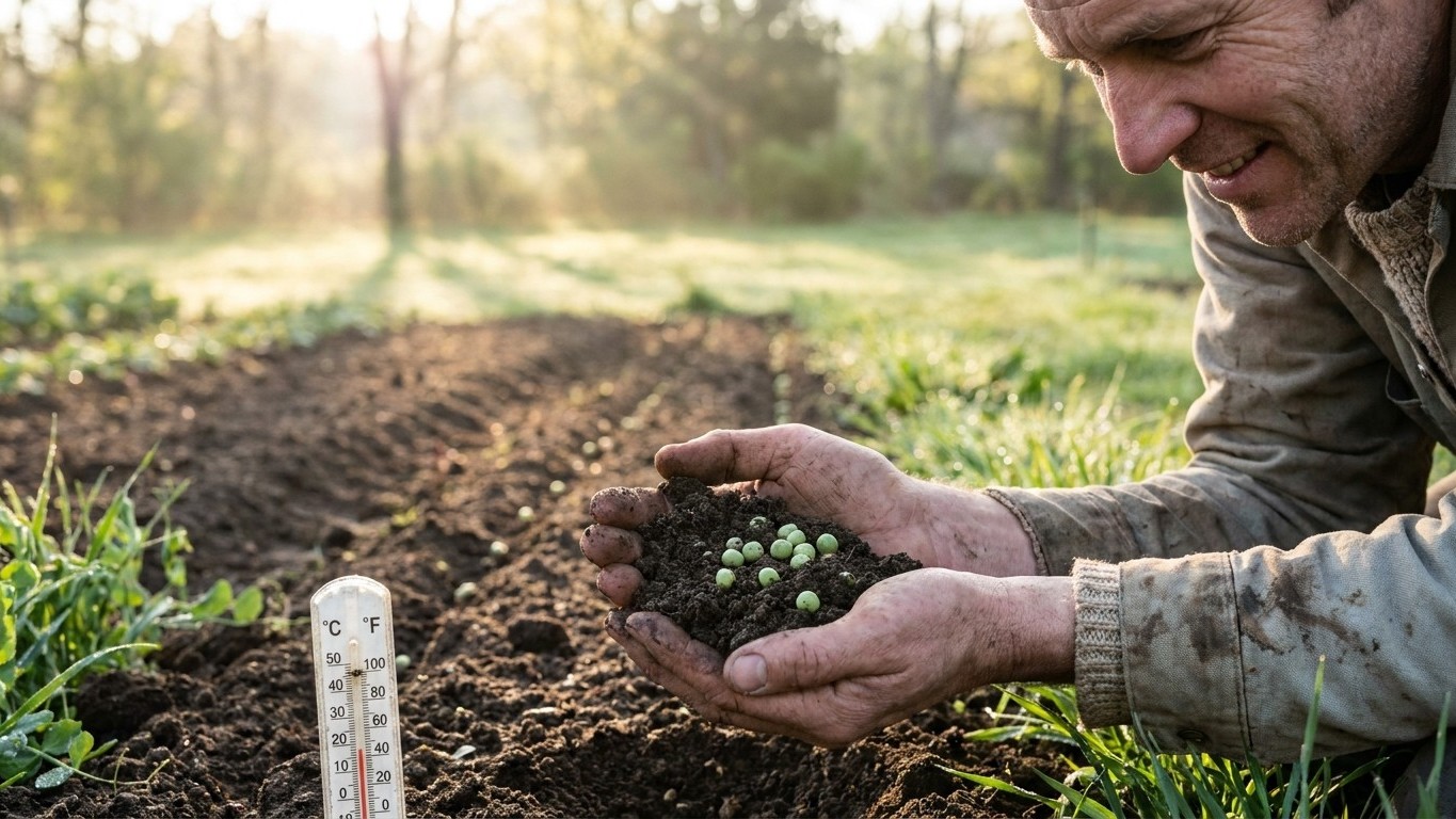 Growing Peas: Sow Early and Four Problems Never Arrive