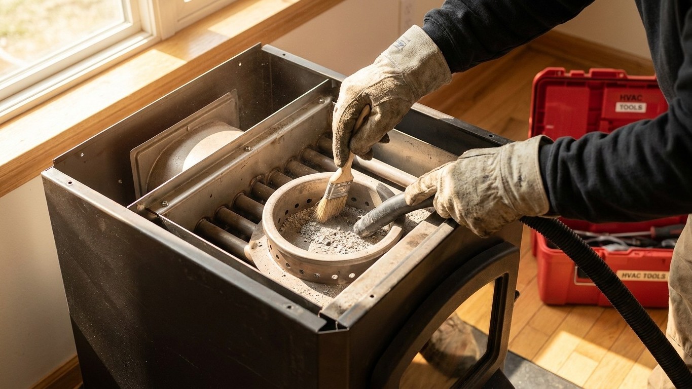 Cleaning a Pellet Stove, and How Often