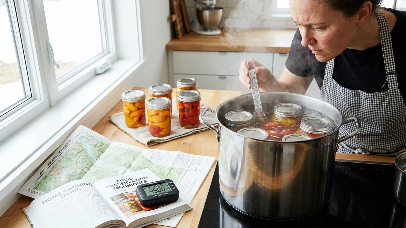 Canning at Altitude in Pennsylvania: What Your Elevation Changes