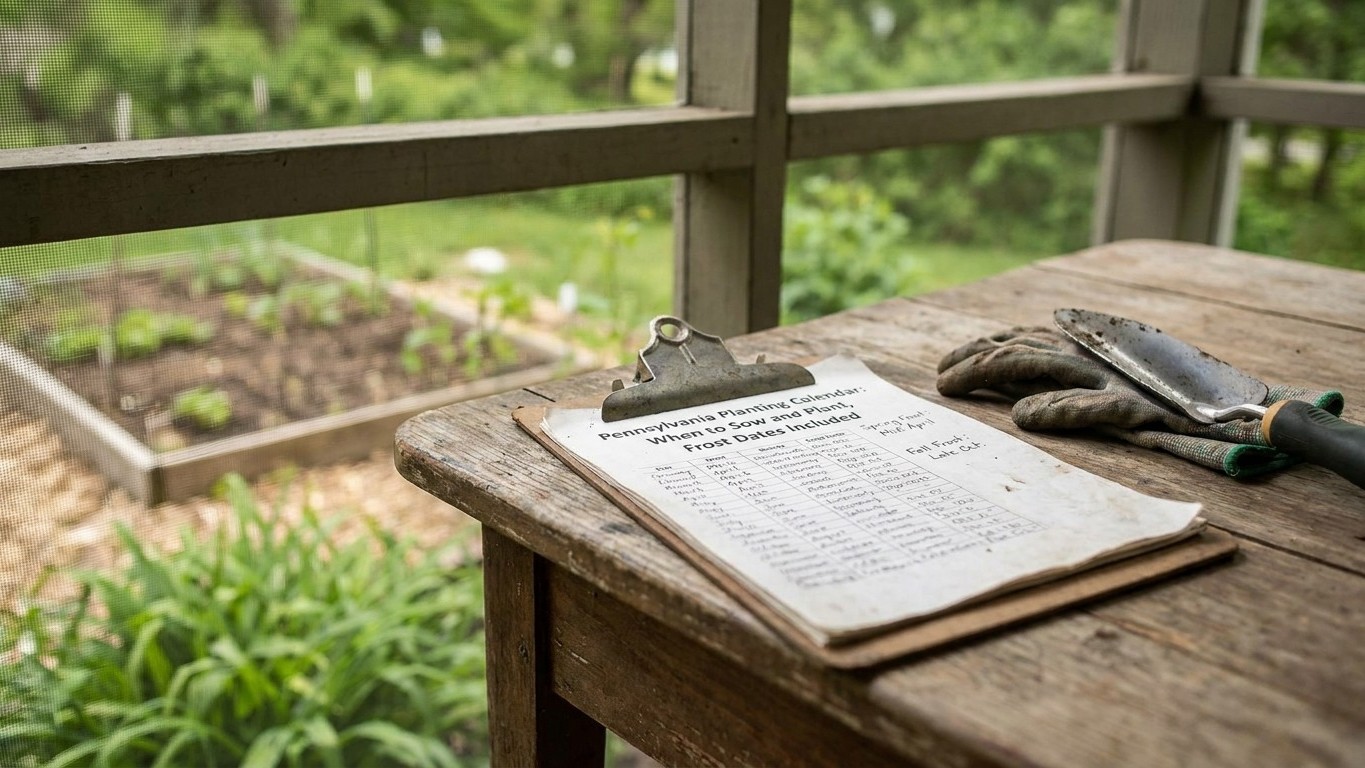 Pennsylvania Planting Calendar: When to Sow and Plant, Frost Dates Included