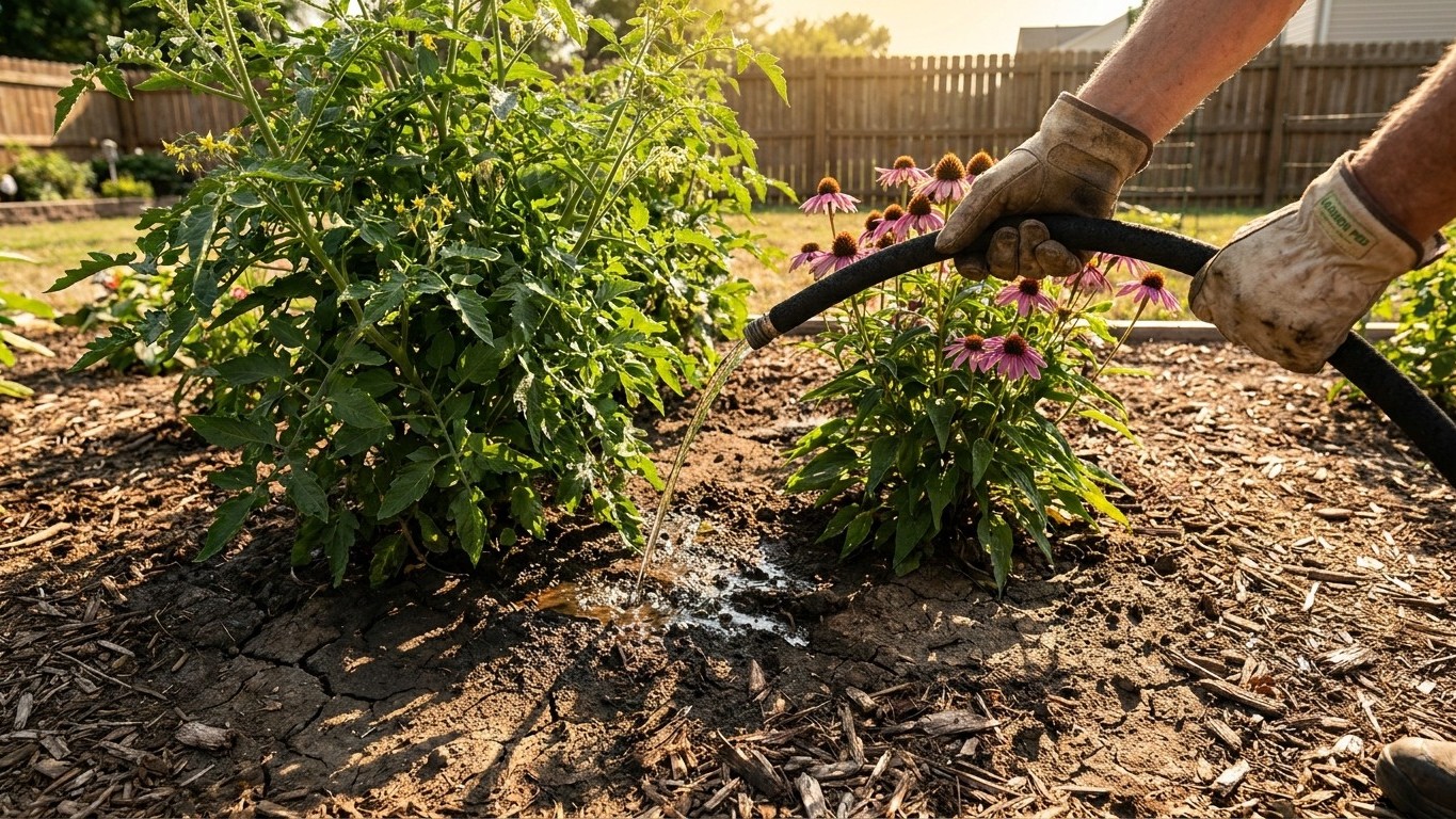 Watering Through a Dry Spell in Pennsylvania