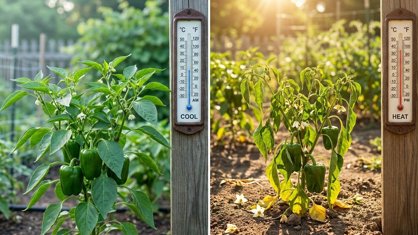 Growing Peppers: The Two Temperatures That Decide the Crop