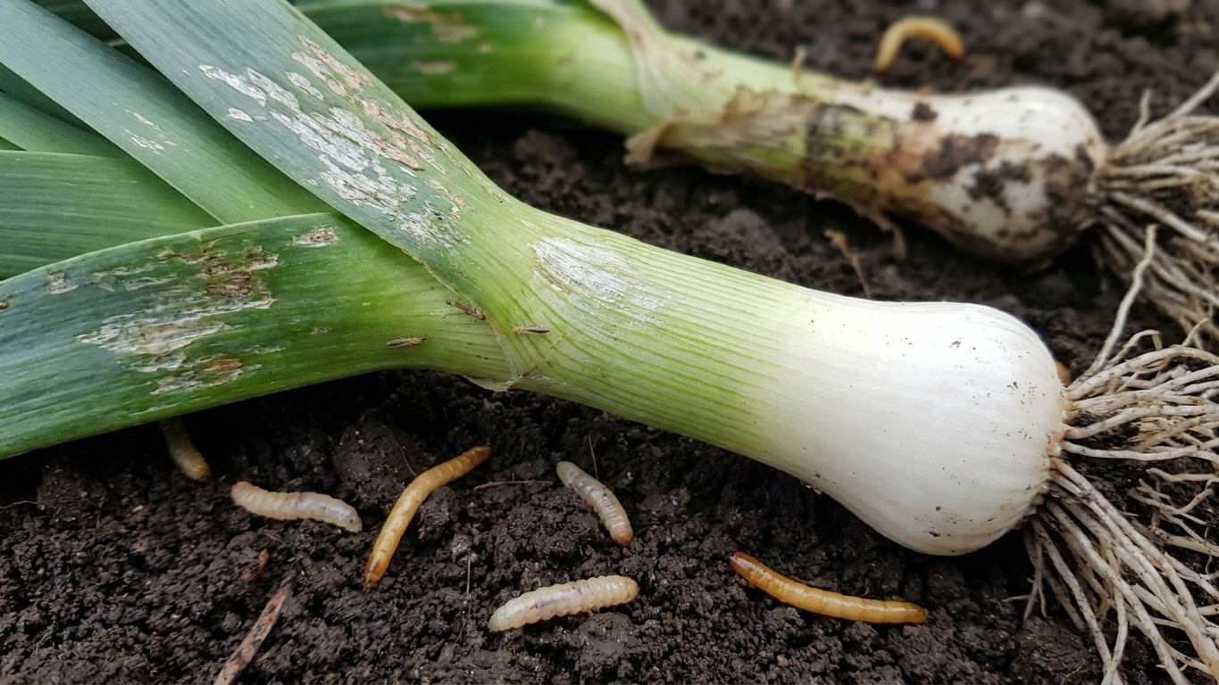 Thrips, Onion Maggot and Wireworm on Leeks: Two Share One Remedy