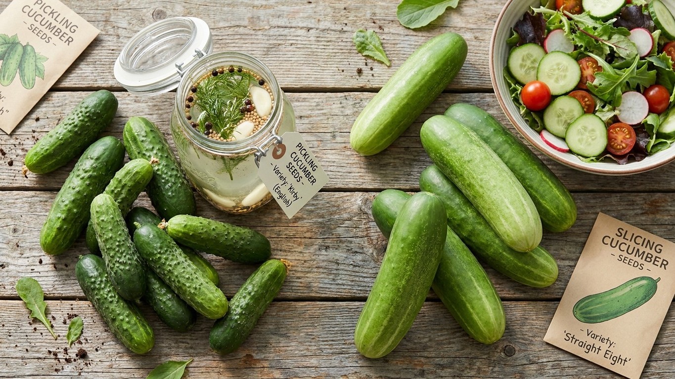 Pickling or Slicing: The Choice Is Made at Sowing