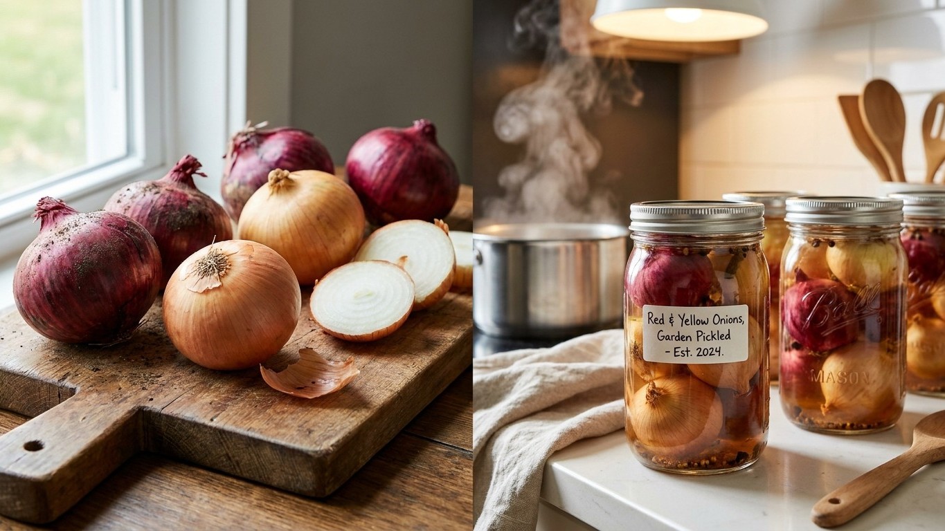 Preserving Onions: Low-Acid Unless You Pickle Them