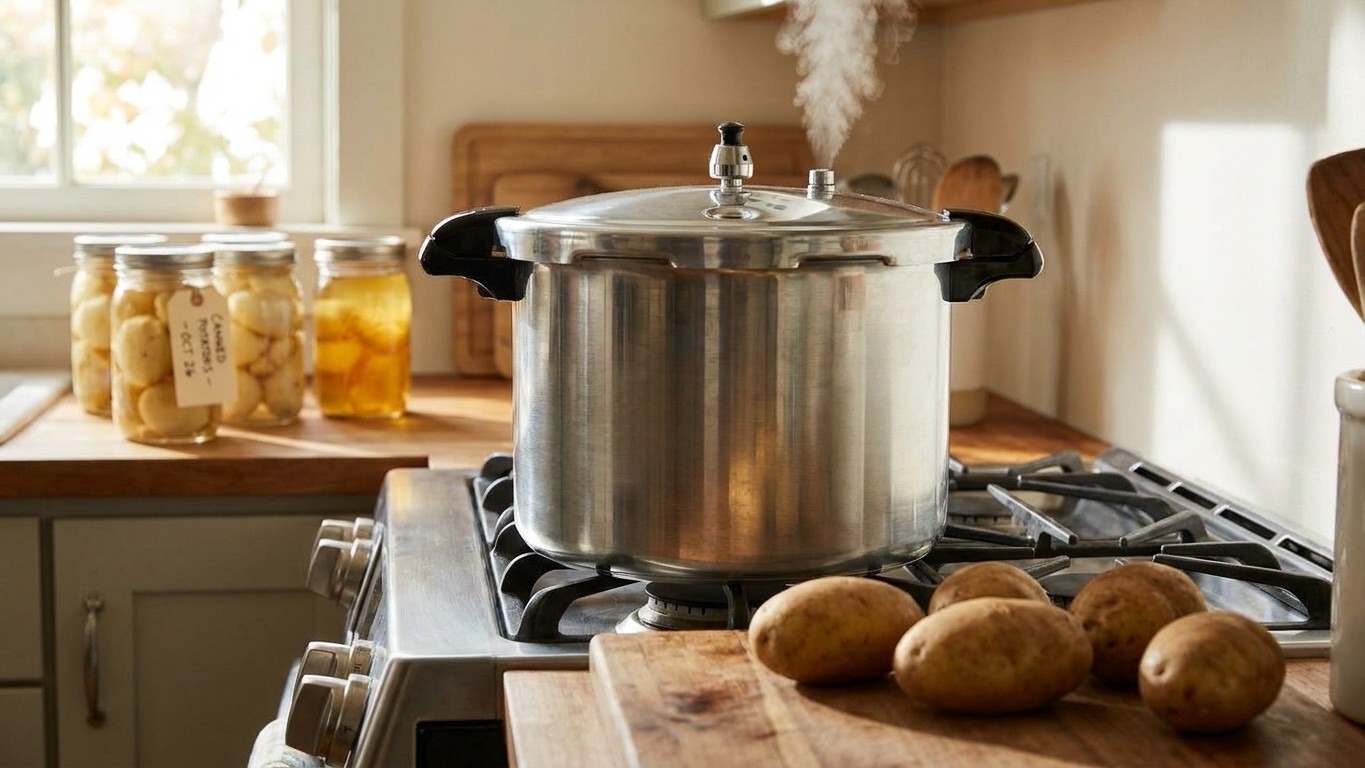 Canning Potatoes: Low-Acid, Pressure, No Shortcut