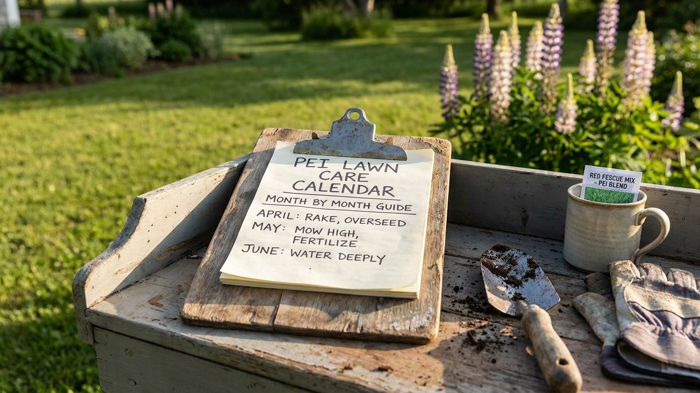The Prince Edward Island Lawn Care Calendar, Month by Month