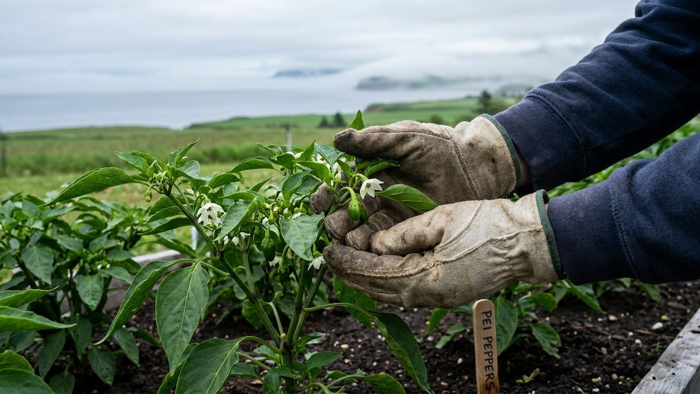 Growing Peppers in Prince Edward Island: Fruit Set, Heat and Timing