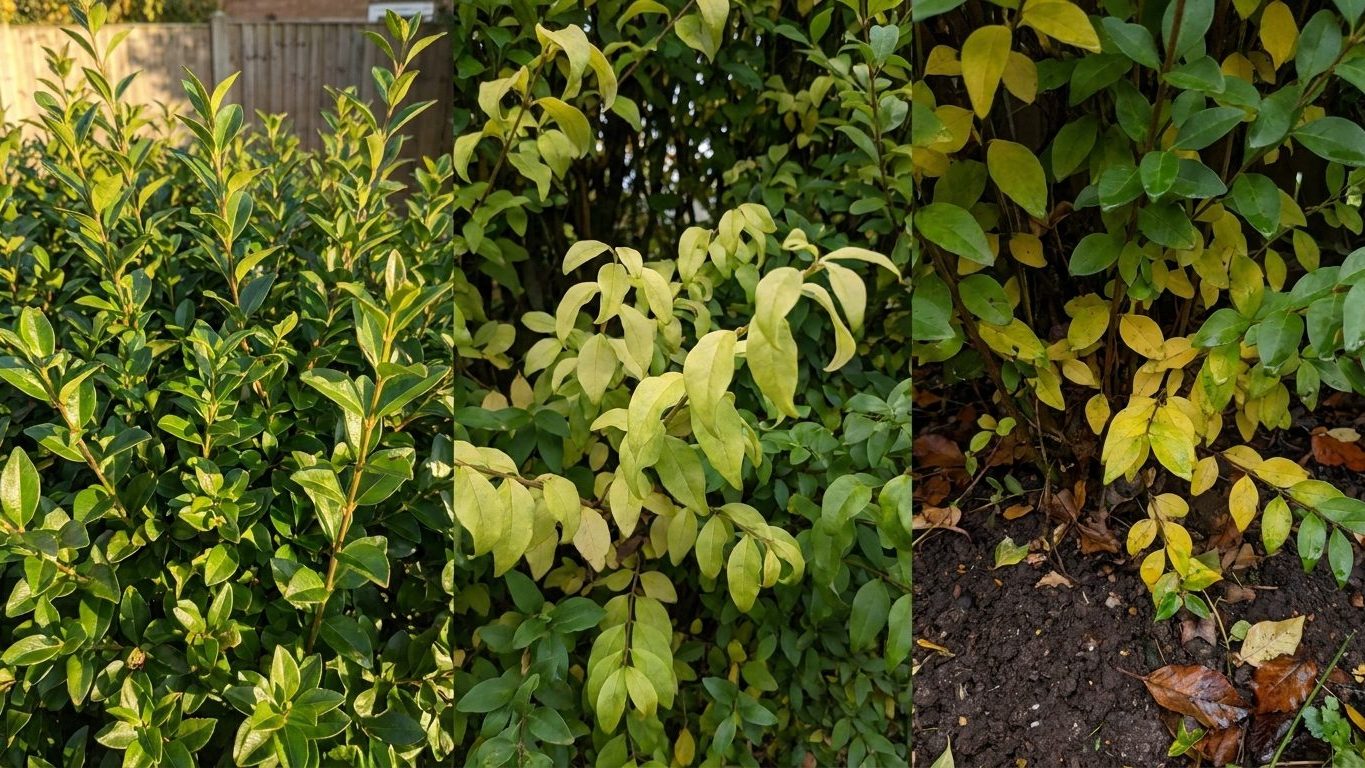 Privet Leaves Turning Yellow: Feeding, Water, or Root Trouble