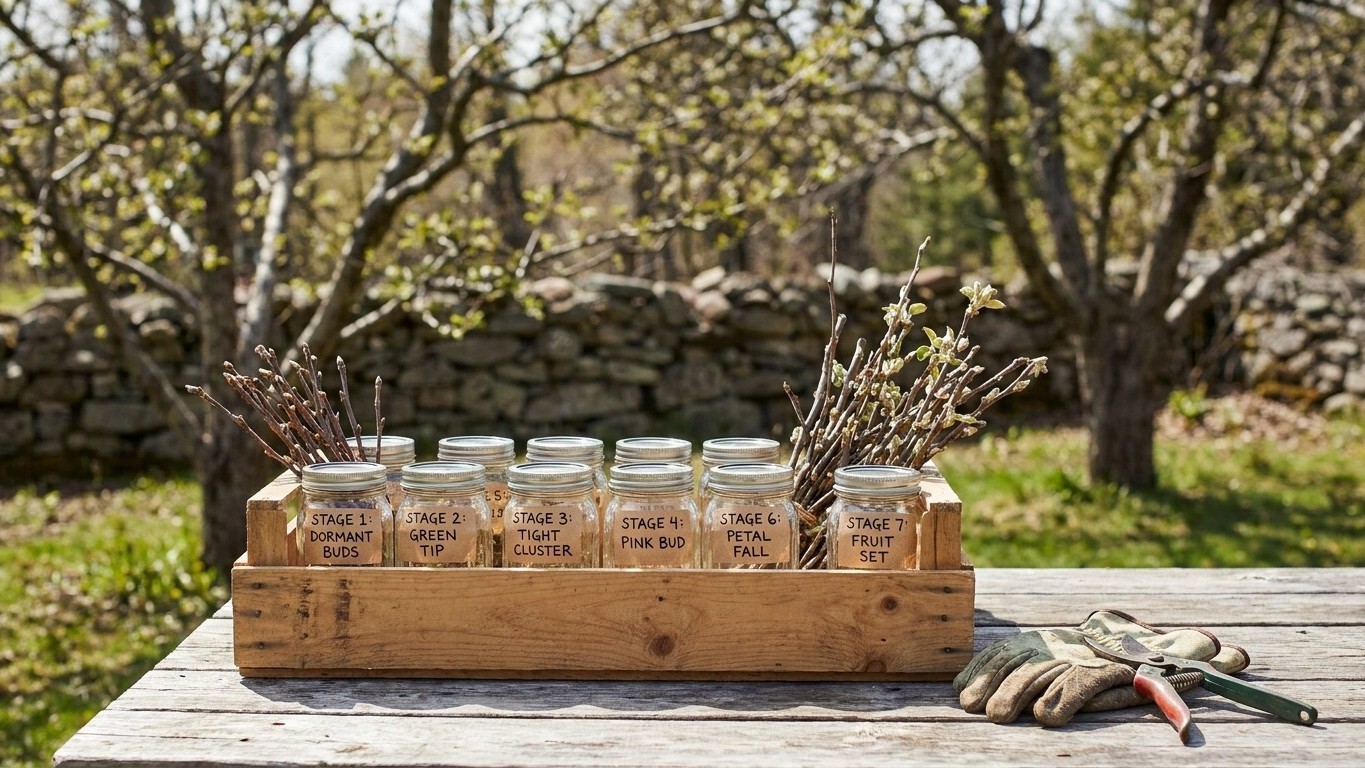 The Quebec Apple Calendar, Stage by Stage