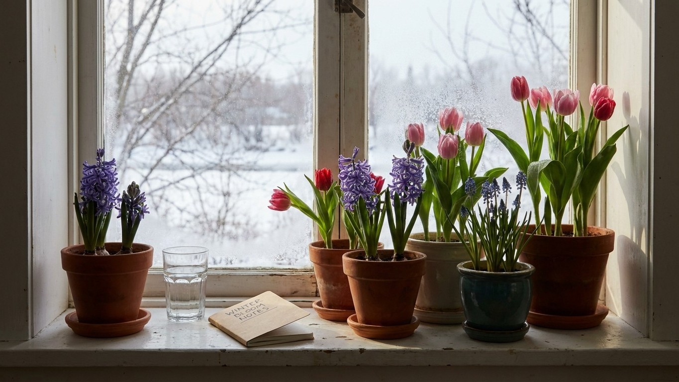 Forcing Spring Bulbs Indoors in Quebec