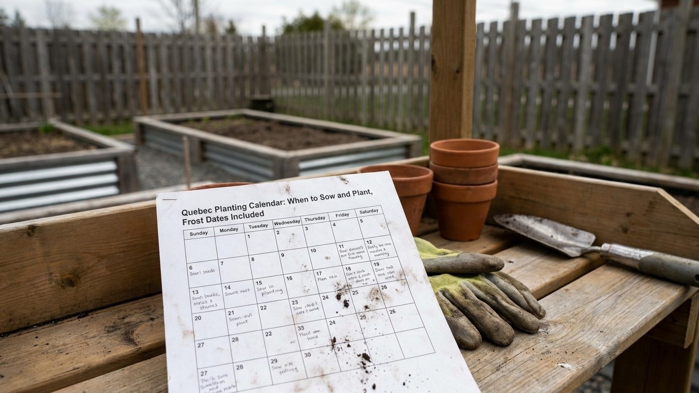 Quebec Planting Calendar: When to Sow and Plant, Frost Dates Included