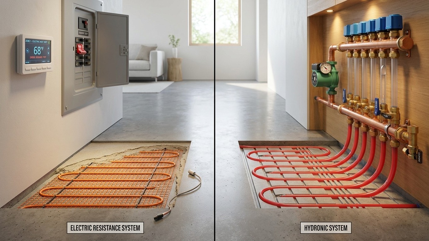 A Heated Floor That Has Gone Cold