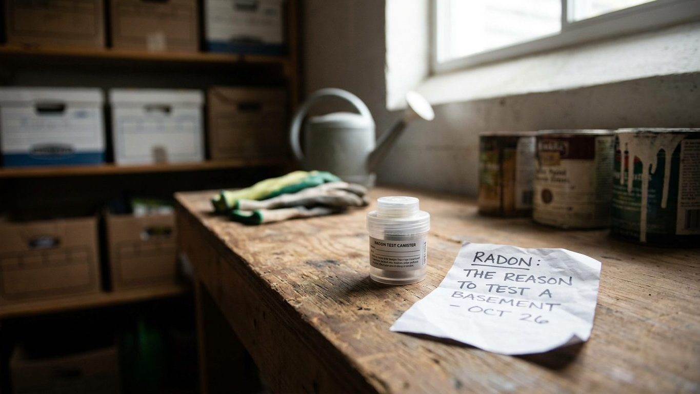 Radon: The Reason to Test a Basement