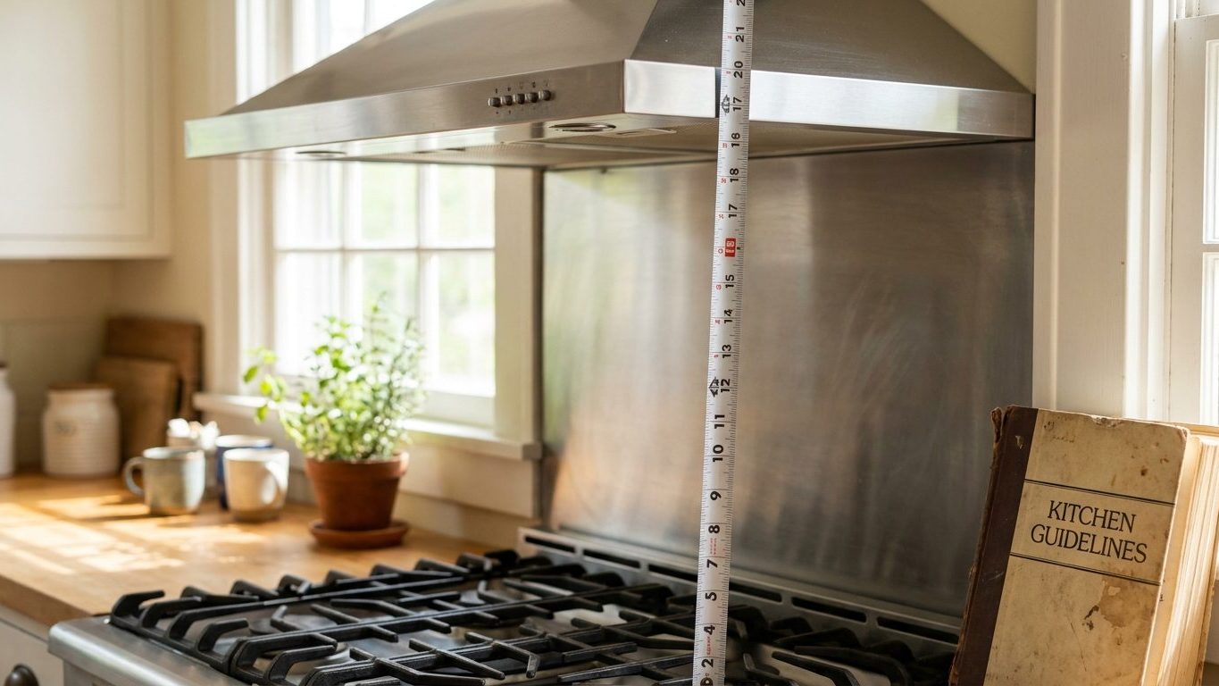 How Much Clearance Above a Range?