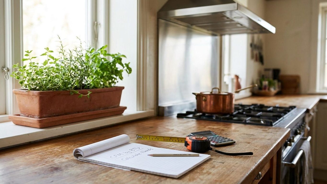 What Size Range Hood Do You Need? CFM by BTU