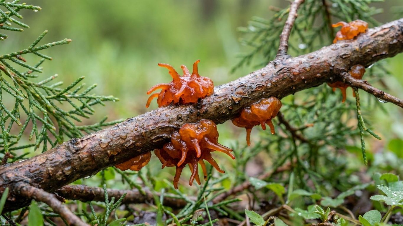 Orange Jelly on Your Red Cedar: Cedar-Apple Rust