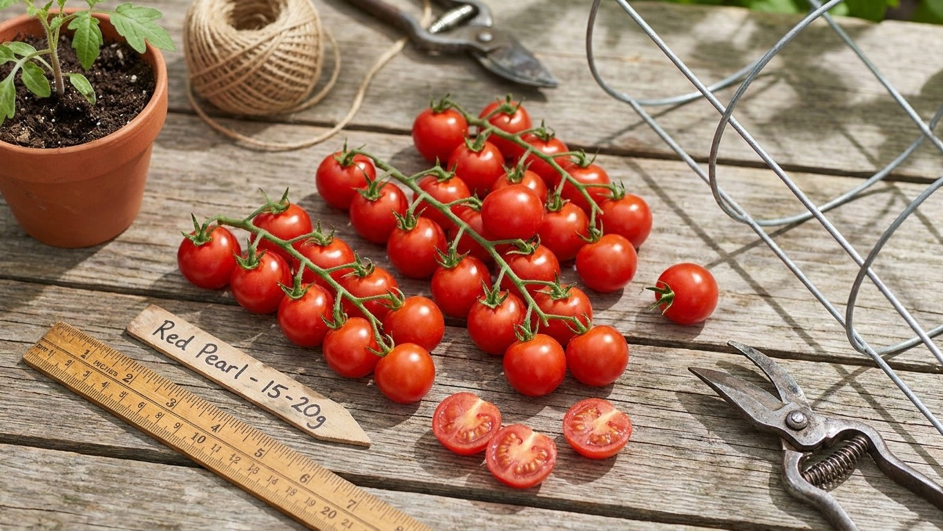 Red Pearl Tomato: When to Plant It, and What to Do With a 15–20 gm Grape