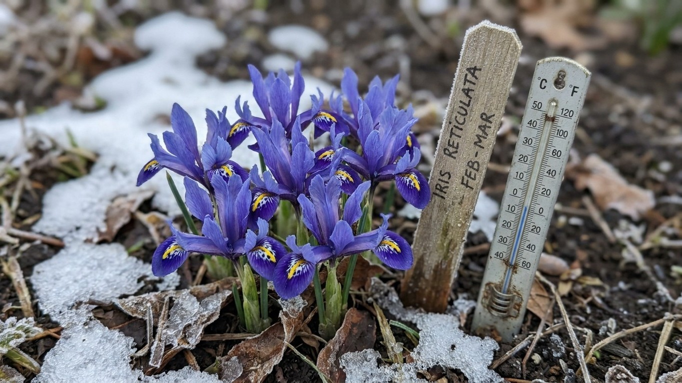 Reticulated Iris: How Much Cold It Needs and How Long It Lasts