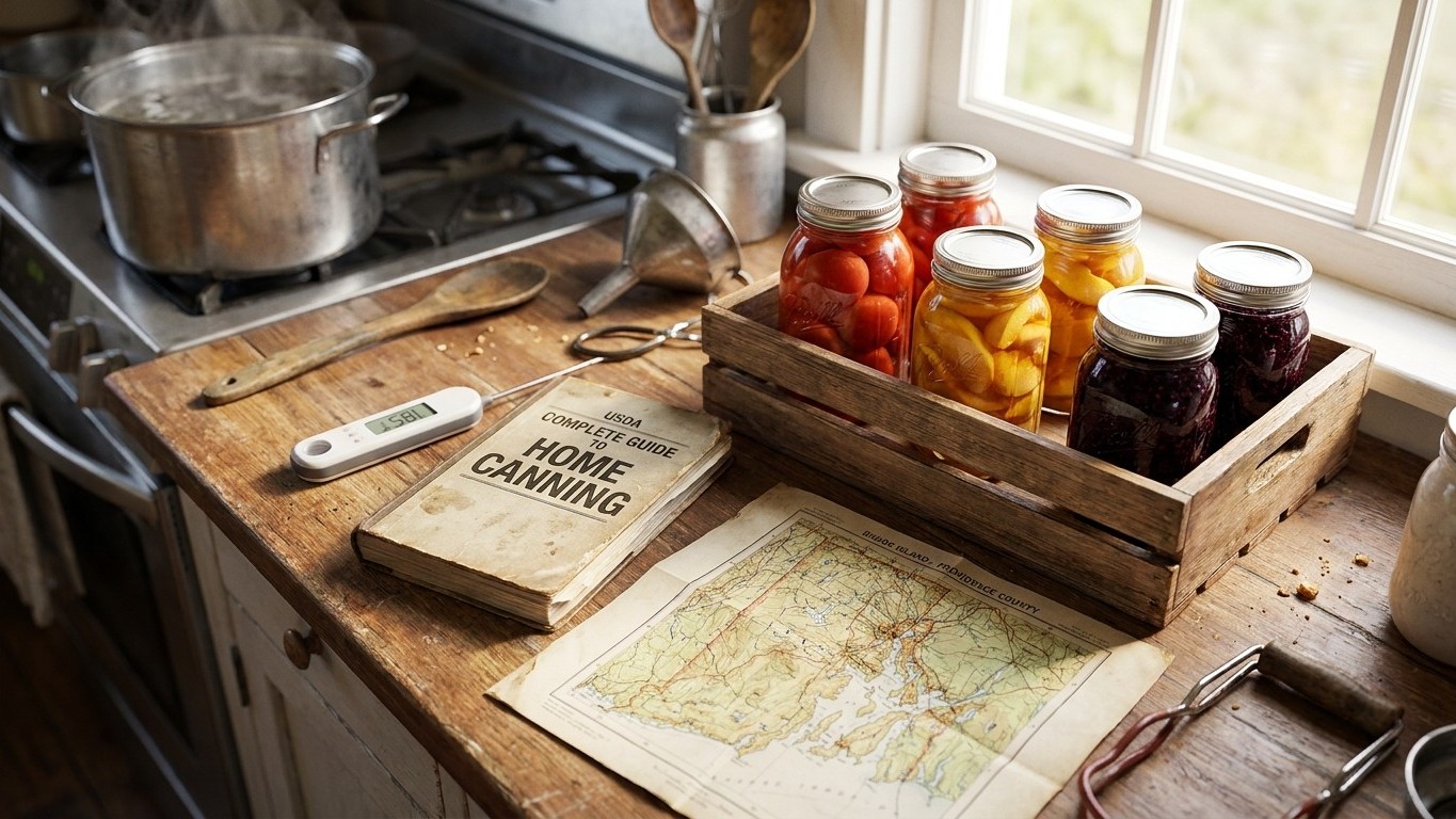 Canning at Altitude in Rhode Island: What Your Elevation Changes